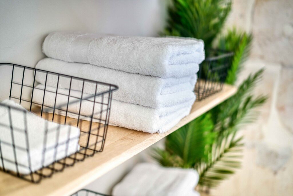 Linge de maison à disposition